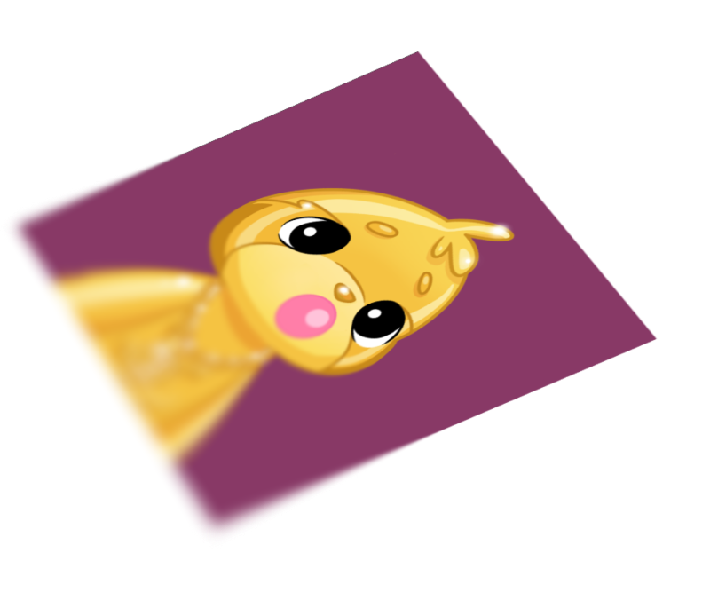 Red degen NFT mini card